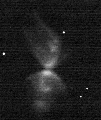 NGC 6302, pozitívba fordított rajz.