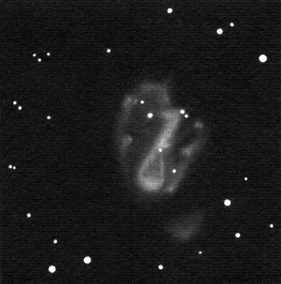 NGC 5189, pozitívba fordított rajz.
