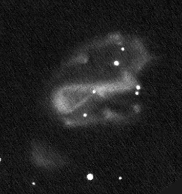 NGC 5189 drawing (16" Newtonian telescope).