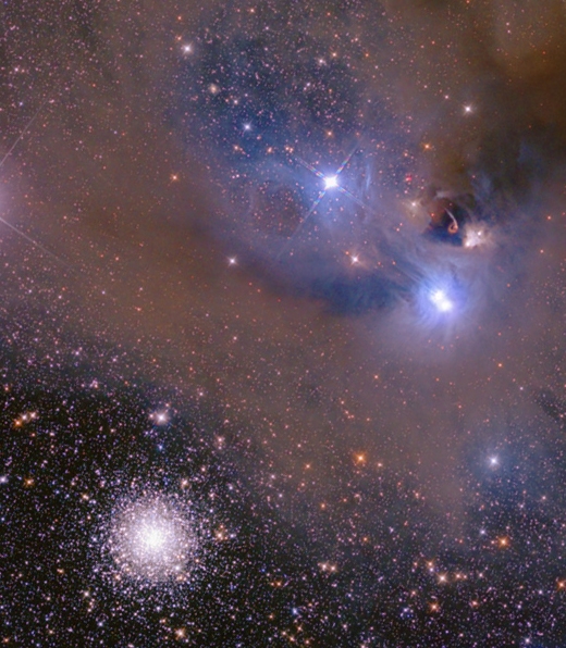 NGC 6723 photo by Iván Éder using a 20 cm astrograph.