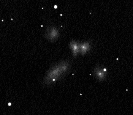 Stephan's Quintet drawing using a 16