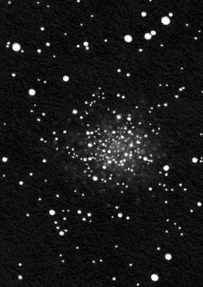 NGC 7789 rajz 10 cm-es Newton távcsővel.