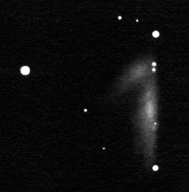 NGC 7253 A-B, pozitívba fordított rajz.