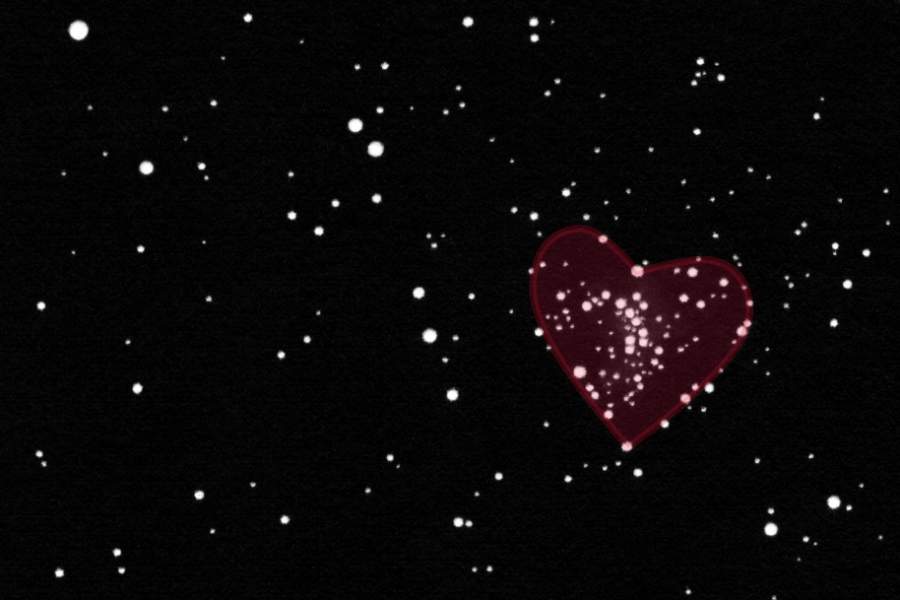 Az M 48 a szív alakú csillaglánca.