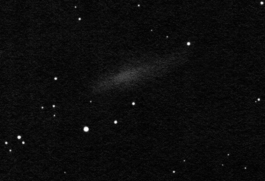 NGC 4236 drawing inverted into positive.