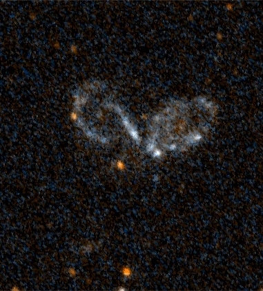A GALEX űrtávcső ultraibolya fényben készült felvétele az NGC 6769-70-71-ről.