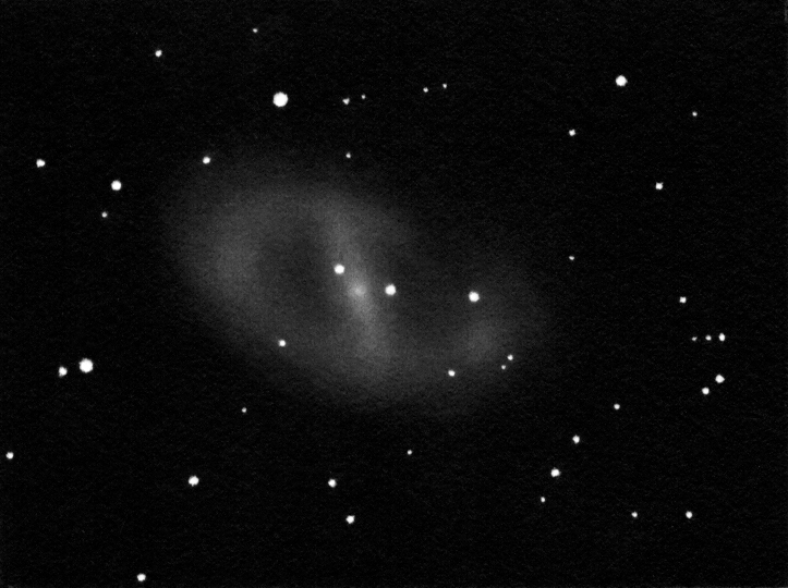 NGC 6300 drawing inverted into positive.