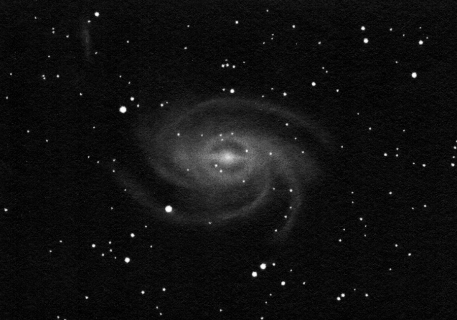 NGC 6744 drawing inverted into positive.