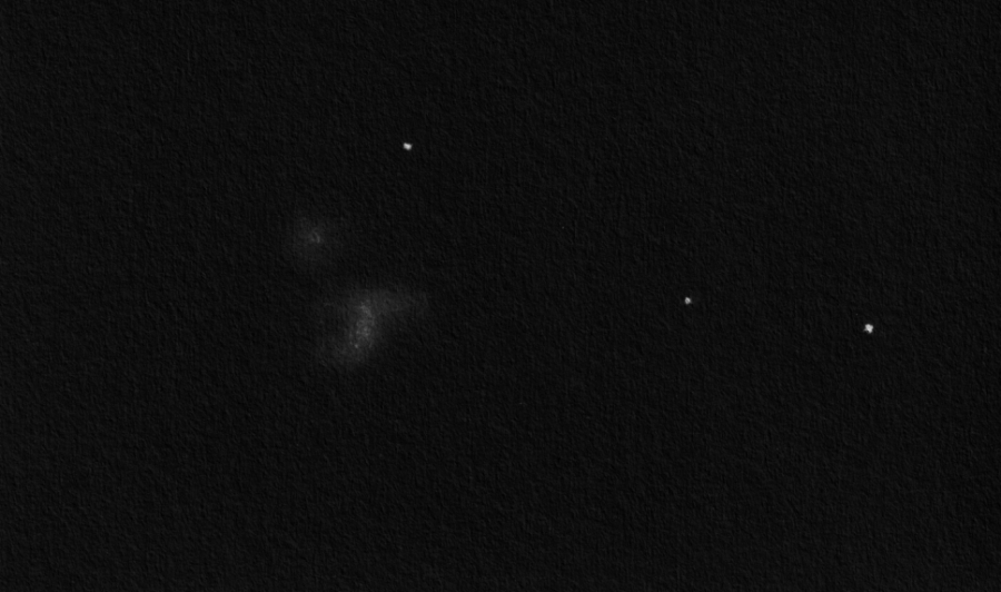 NGC 7764a drawing inverted into positive.