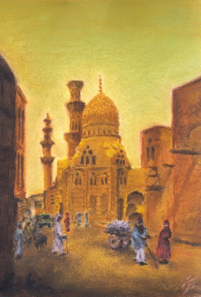 Kairói utcakép