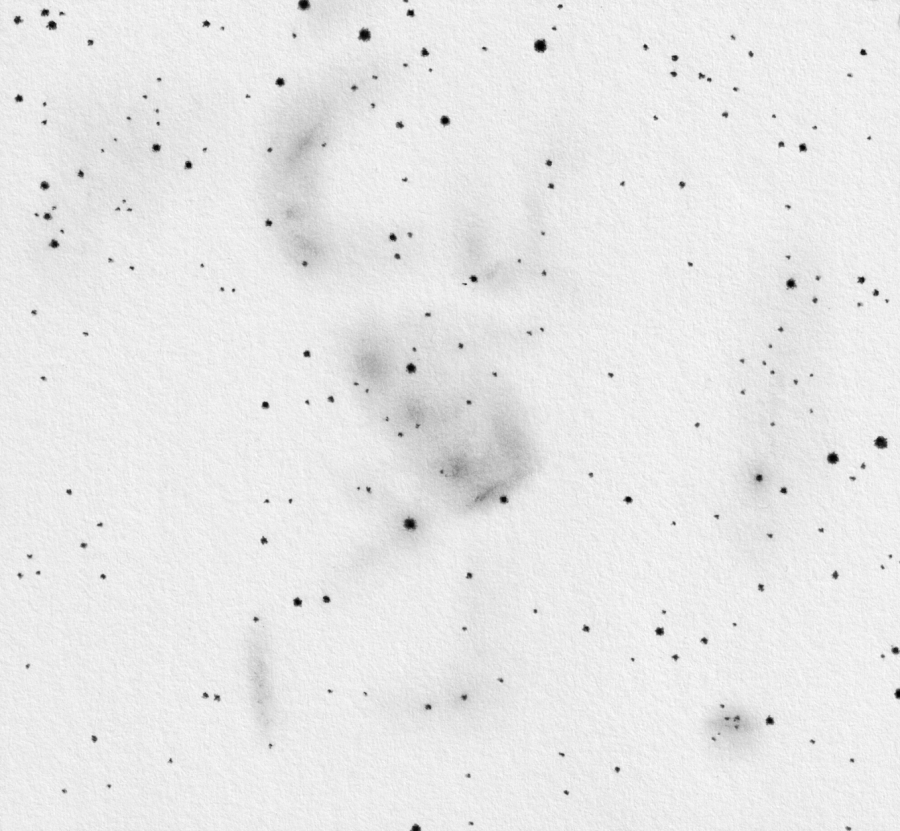 NGC 3582 nebula complex
